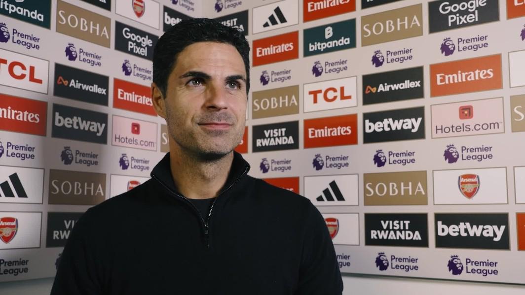 Arteta：我為Tzekelish感到高興 他上次受傷后經歷了很多