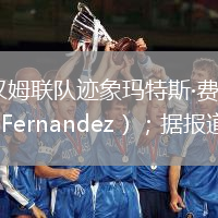 官員：西漢姆聯(lián)隊(duì)跡象瑪特斯·費(fèi)爾南德斯（Mattus Fernandez）；據(jù)報(bào)道 總價(jià)為4200萬(wàn)英鎊